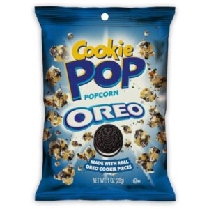 Cookie Pop Oreo Coated Popcorn 1oz 8ct
